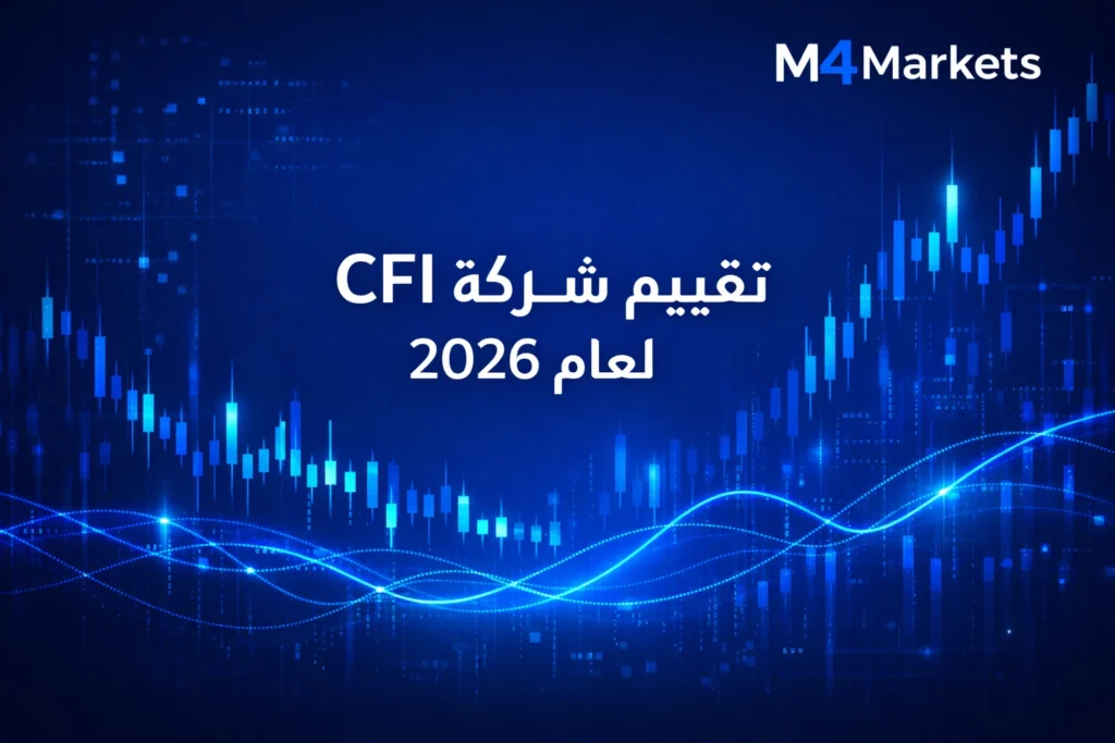 تقييم شركة CFI لعام 2026 يوضح ظروف التداول والرسوم البيانية المتقدمة في بيئة مالية رقمية حديثة.