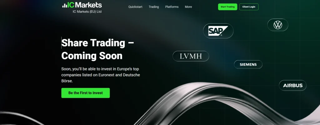 IC Markets 브로커: Raw 스프레드와 빠른 체결 속도로 유명한 글로벌 암호화폐 CFD 브로커.