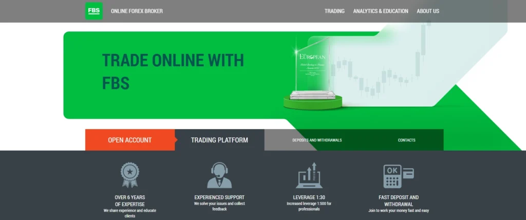 FBS oferecendo contas Zero Spread e Cent, popular entre iniciantes e usuários que utilizam o PIX.
