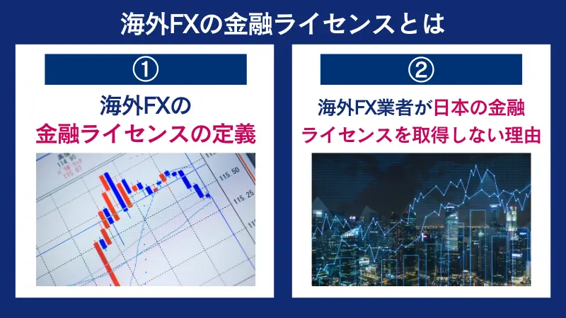 海外FXの金融ライセンスとは