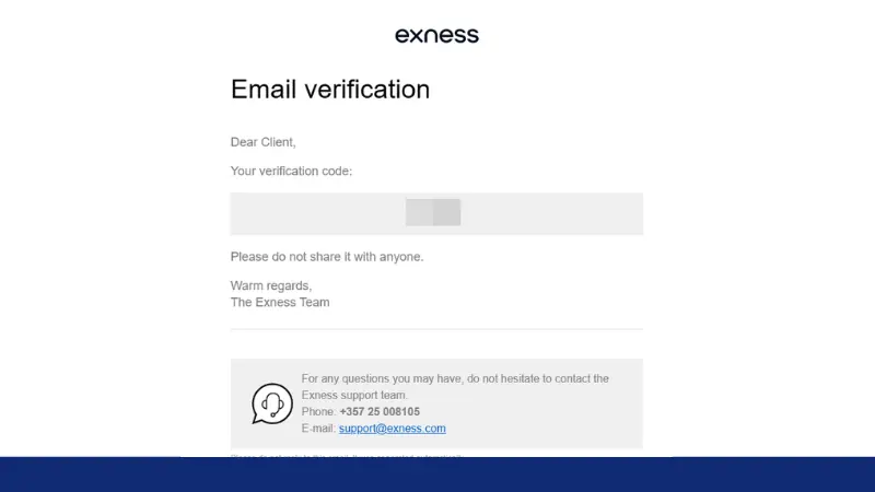 メールに表示された6桁の認証コードをコピーする