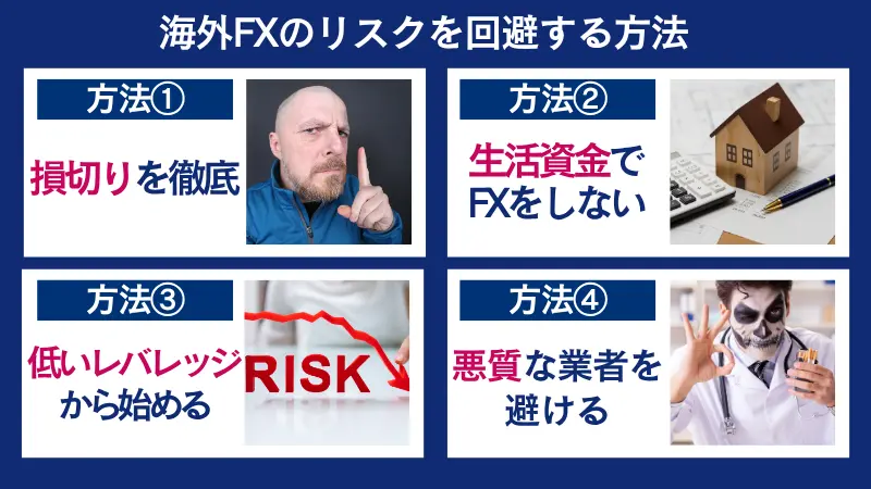 海外FXのリスクを回避する方法