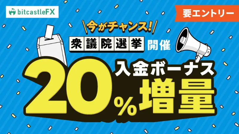 bitcastleの期間限定入金ボーナスについて説明した画像